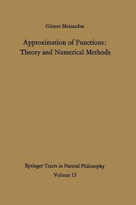 bokomslag Approximation of Functions: Theory and Numerical Methods