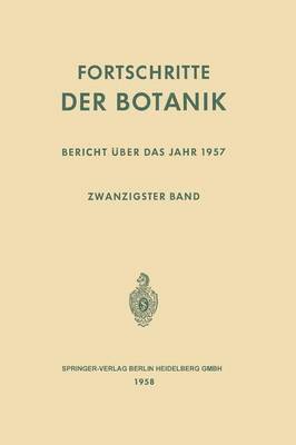 Erwin Bünning, Ernst Gäumann - Fortschritte der Botanik, Häftad