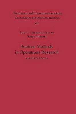 bokomslag Boolean Methods in Operations Research and Related Areas