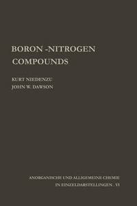 bokomslag Boron-Nitrogen Compounds