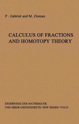 bokomslag Calculus of Fractions and Homotopy Theory