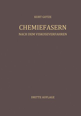 bokomslag Chemiefasern nach dem Viskoseverfahren