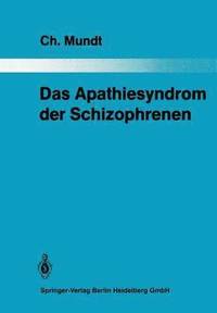 bokomslag Das Apathiesyndrom der Schizophrenen