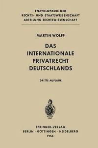 bokomslag Das Internationale Privatrecht Deutschlands