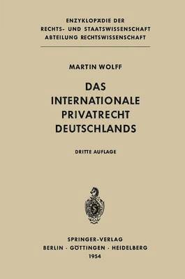 Das Internationale Privatrecht Deutschlands 1