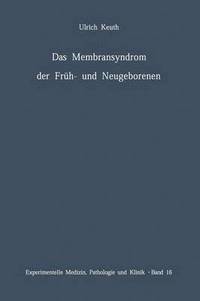 bokomslag Das Membransyndrom der Frh- und Neugeborenen