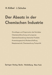 bokomslag Der Absatz in der Chemischen Industrie