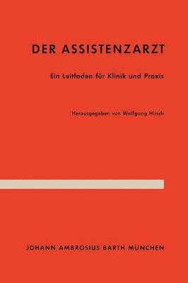 bokomslag Der Assistenzarzt