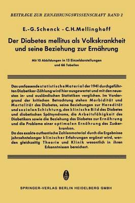 bokomslag Der Diabetes Mellitus als Volkskrankheit und seine Beziehung zur Ernhrung