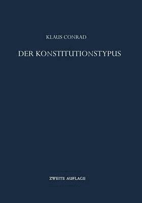 Klaus Conrad - Der Konstitutionstypus, Häftad