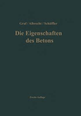 bokomslag Die Eigenschaften des Betons