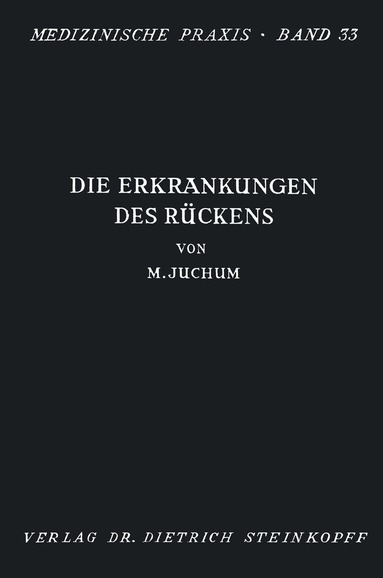 Martin Juchum - Die Erkrankungen des Rückens, Häftad