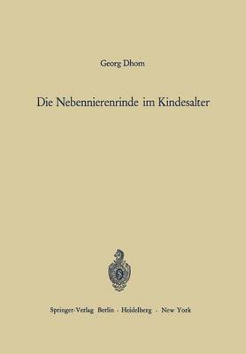 Die Nebennierenrinde im Kindesalter 1