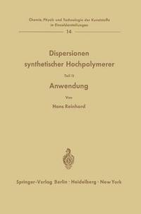 bokomslag Dispersionen synthetischer Hochpolymerer