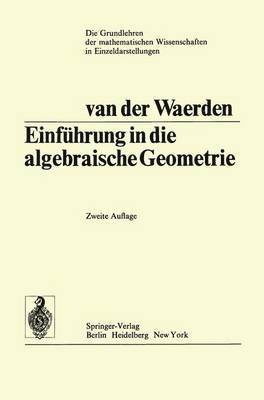 Einfhrung In Die Algebraische Geometrie 1