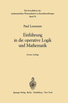 Einfhrung in die operative Logik und Mathematik 1