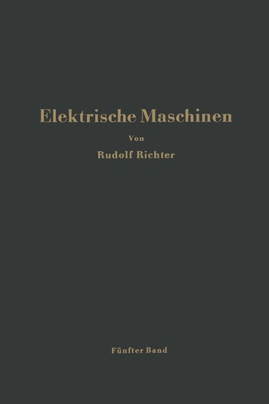 bokomslag Elektrische Maschinen
