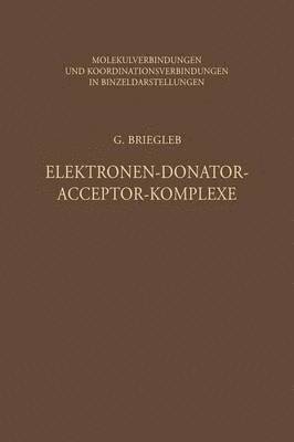bokomslag Elektronen-Donator-Acceptor-Komplexe