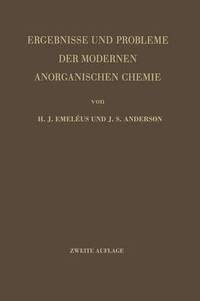 bokomslag Ergebnisse und Probleme der Modernen Anorganischen Chemie