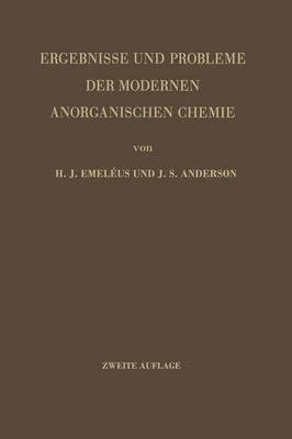 Ergebnisse und Probleme der Modernen Anorganischen Chemie 1