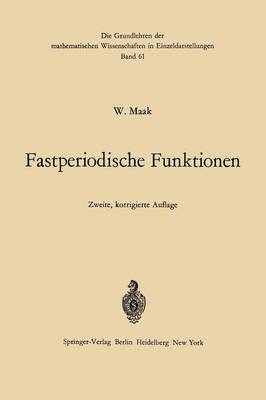 bokomslag Fastperiodische Funktionen