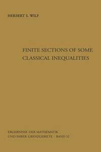 bokomslag Finite Sections of Some Classical Inequalities