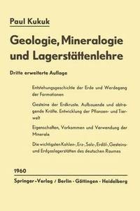 bokomslag Geologie, Mineralogie und Lagerstattenlehre