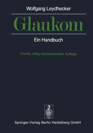 W. Leydhecker - Glaukom, Häftad