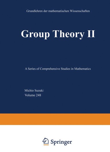 M. Suzuki - Group Theory II, Häftad