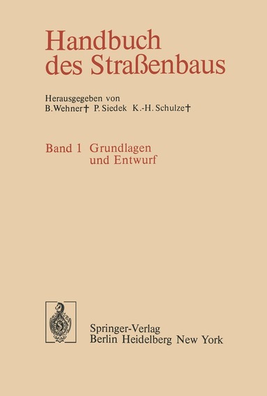 bokomslag Handbuch des Straßenbaus
