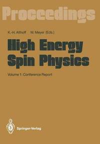 bokomslag High Energy Spin Physics
