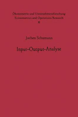 Input-Output-Analyse 1