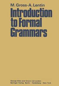 bokomslag Introduction to Formal Grammars