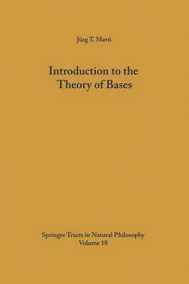 bokomslag Introduction to the Theory of Bases