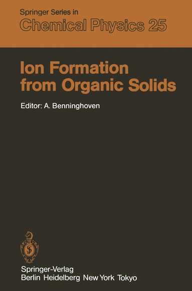 bokomslag Ion Formation from Organic Solids