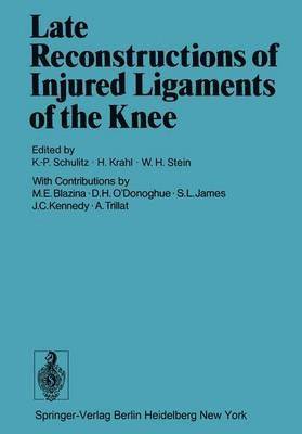 K.P. Schulitz, H. Krahl, W.H. Stein, K. P. Schulitz, W. H. Stein - Late Reconstructions of Injured Ligaments of the Knee, Häftad