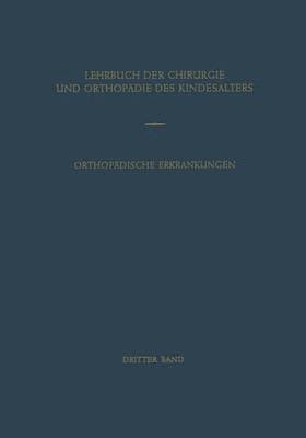 bokomslag Orthopdische Erkrankungen des Kindesalters