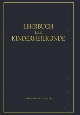 bokomslag Lehrbuch der Kinderheilkunde