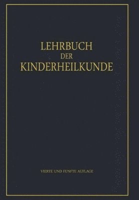 bokomslag Lehrbuch der Kinderheilkunde