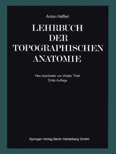 bokomslag Lehrbuch der topographischen Anatomie