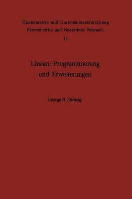 bokomslag Lineare Programmierung und Erweiterungen