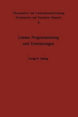 bokomslag Lineare Programmierung und Erweiterungen
