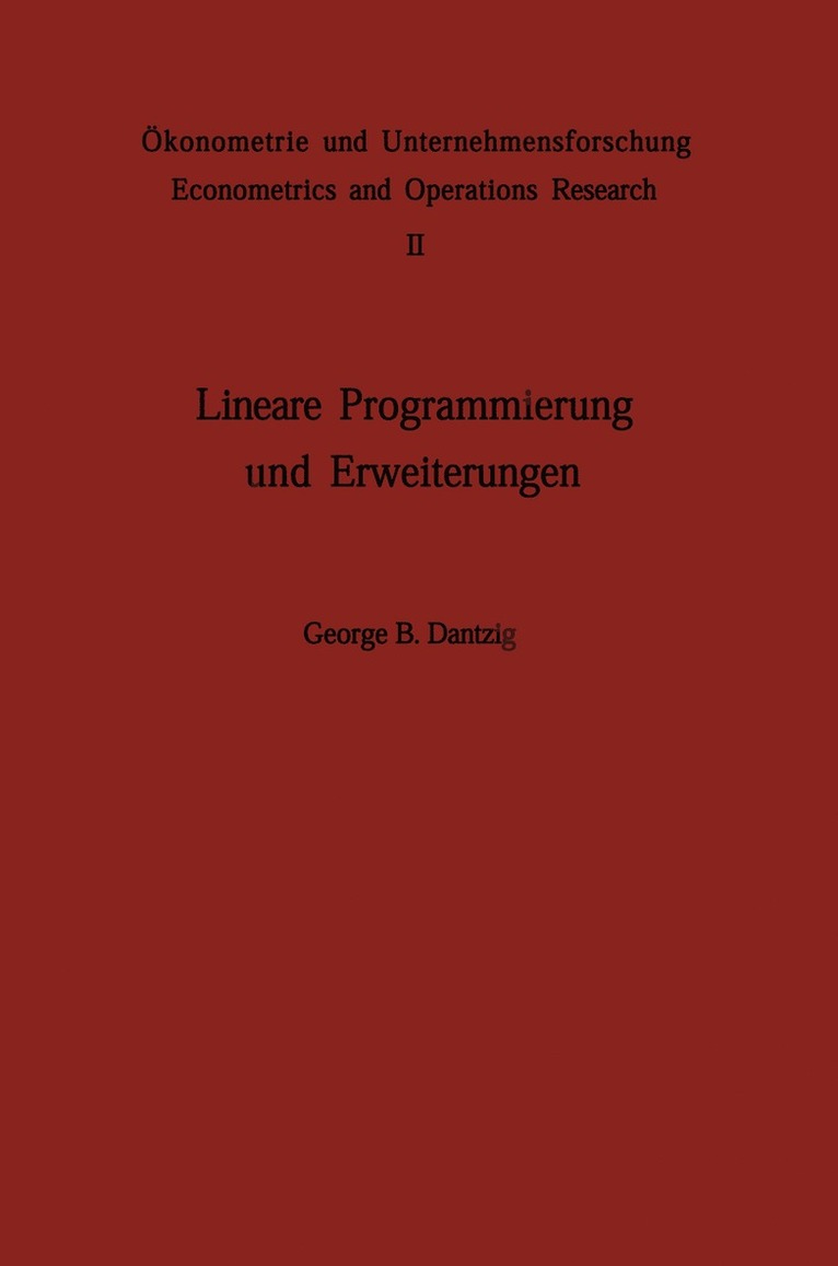 Lineare Programmierung und Erweiterungen