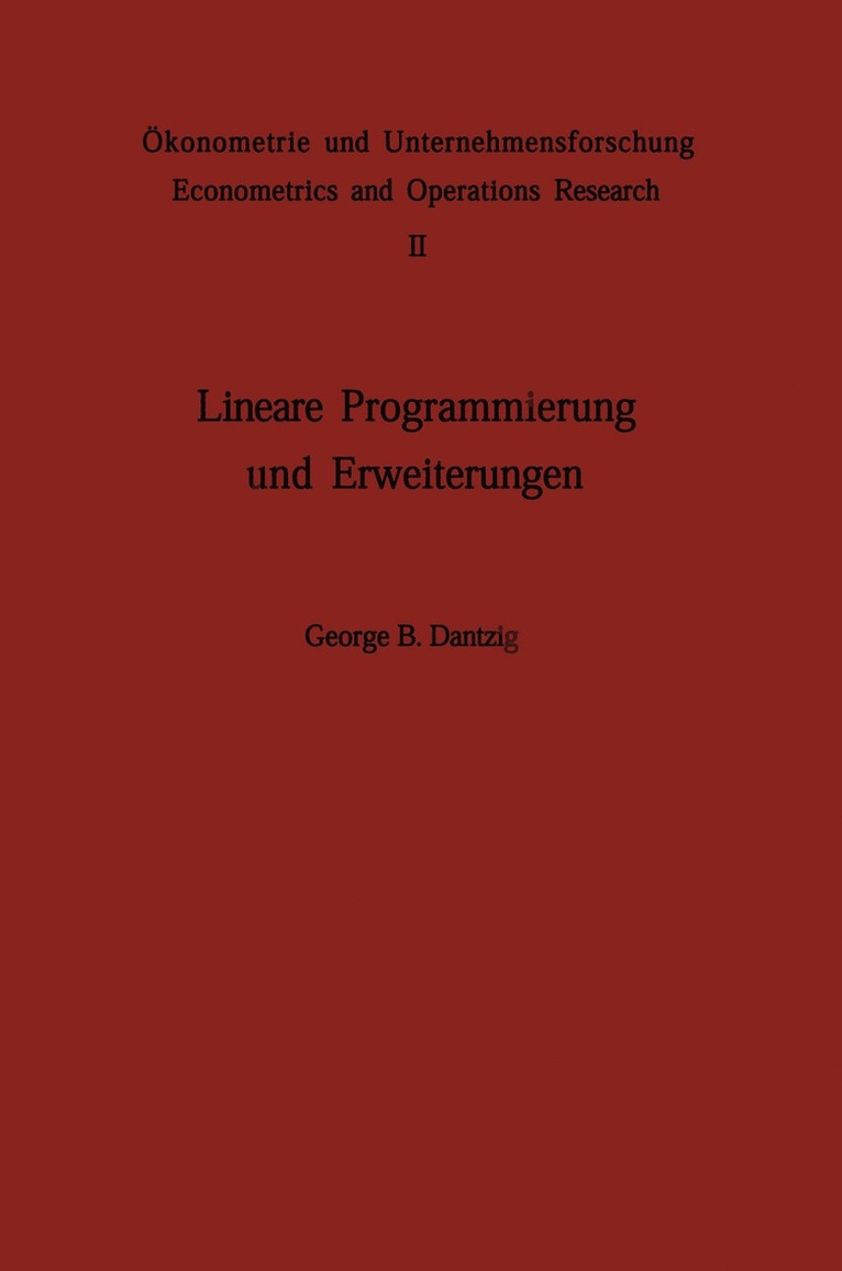 Lineare Programmierung und Erweiterungen 1