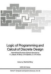 bokomslag Logic of Programming and Calculi of Discrete Design