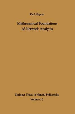 Mathematical Foundations of Network Analysis 1