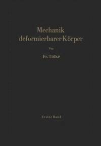 bokomslag Mechanik deformierbarer Krper