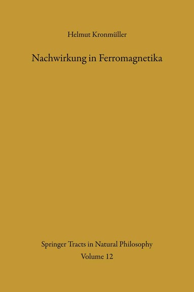 bokomslag Nachwirkung in Ferromagnetika