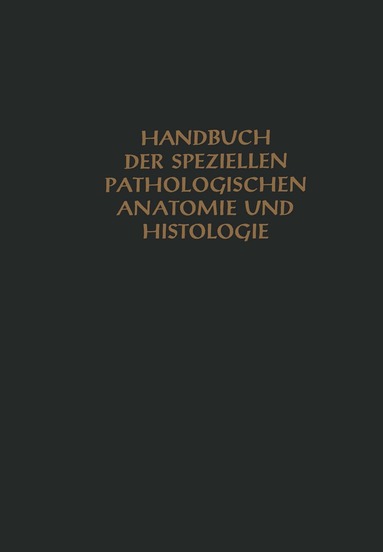 H. Chiari, Th. Fahr, Georg B. Gruber, R. Hückel, Max Koch, O. Lubarsch, R. Maresch, S. Oberndorfer, A. Priesel, W. Putschar, O. Stoerk, H. Chiari, Th. Fahr - Niere und ableitende Harnwege, Häftad