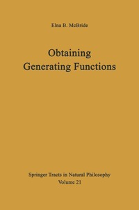 bokomslag Obtaining Generating Functions
